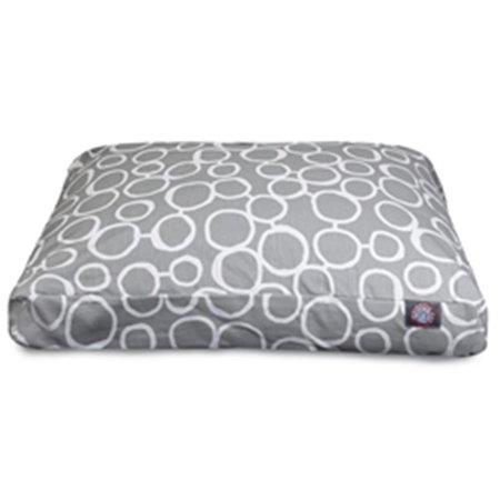 MAJESTIC PET Fusion Gray Small Rectangle Dog Bed 78899560562
